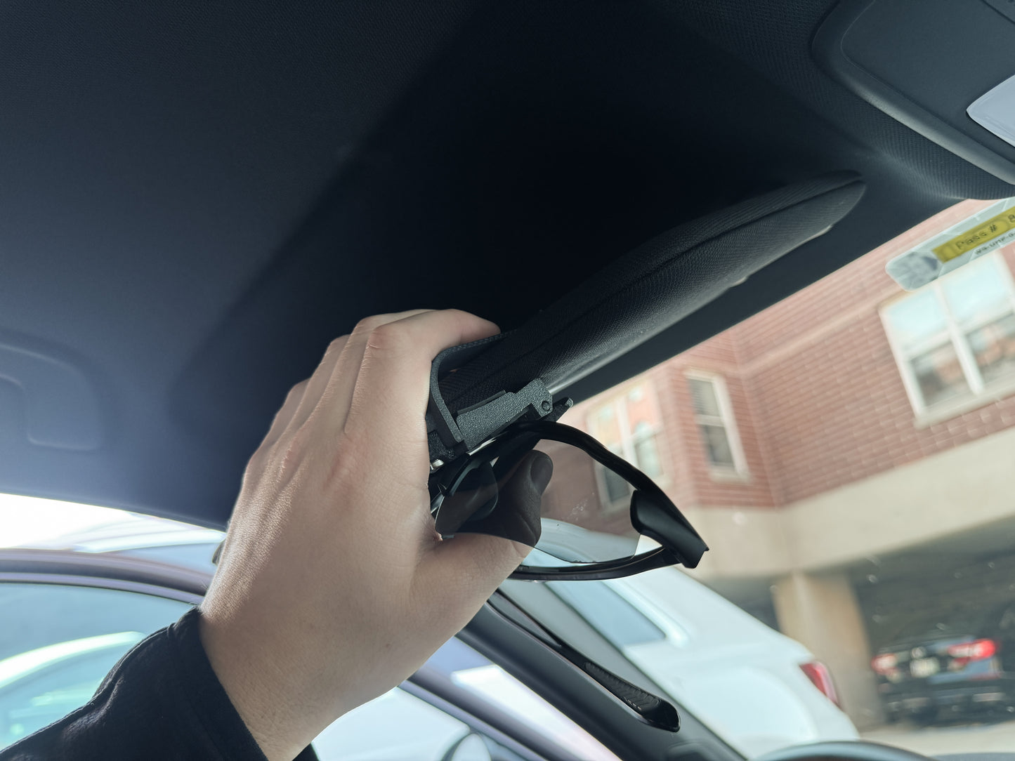 Sun Visor Glasses Clip
