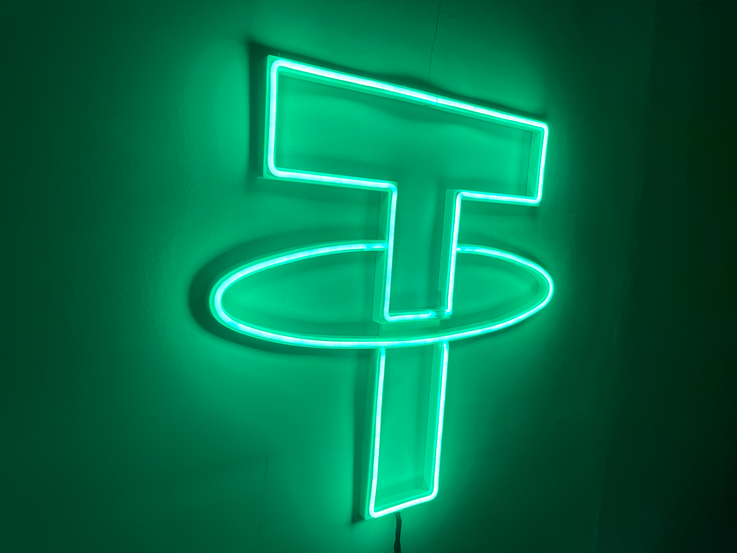 Tether - LED Neon Crypto Sign