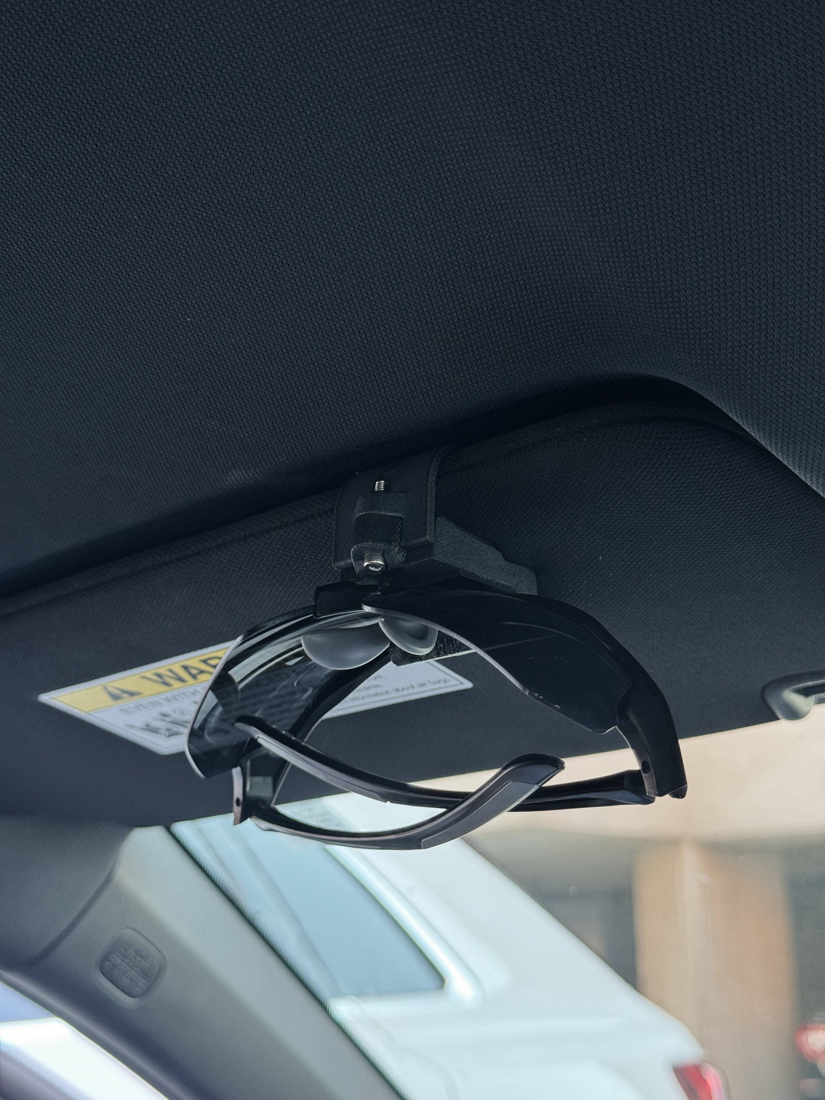 Sun Visor Glasses Clip