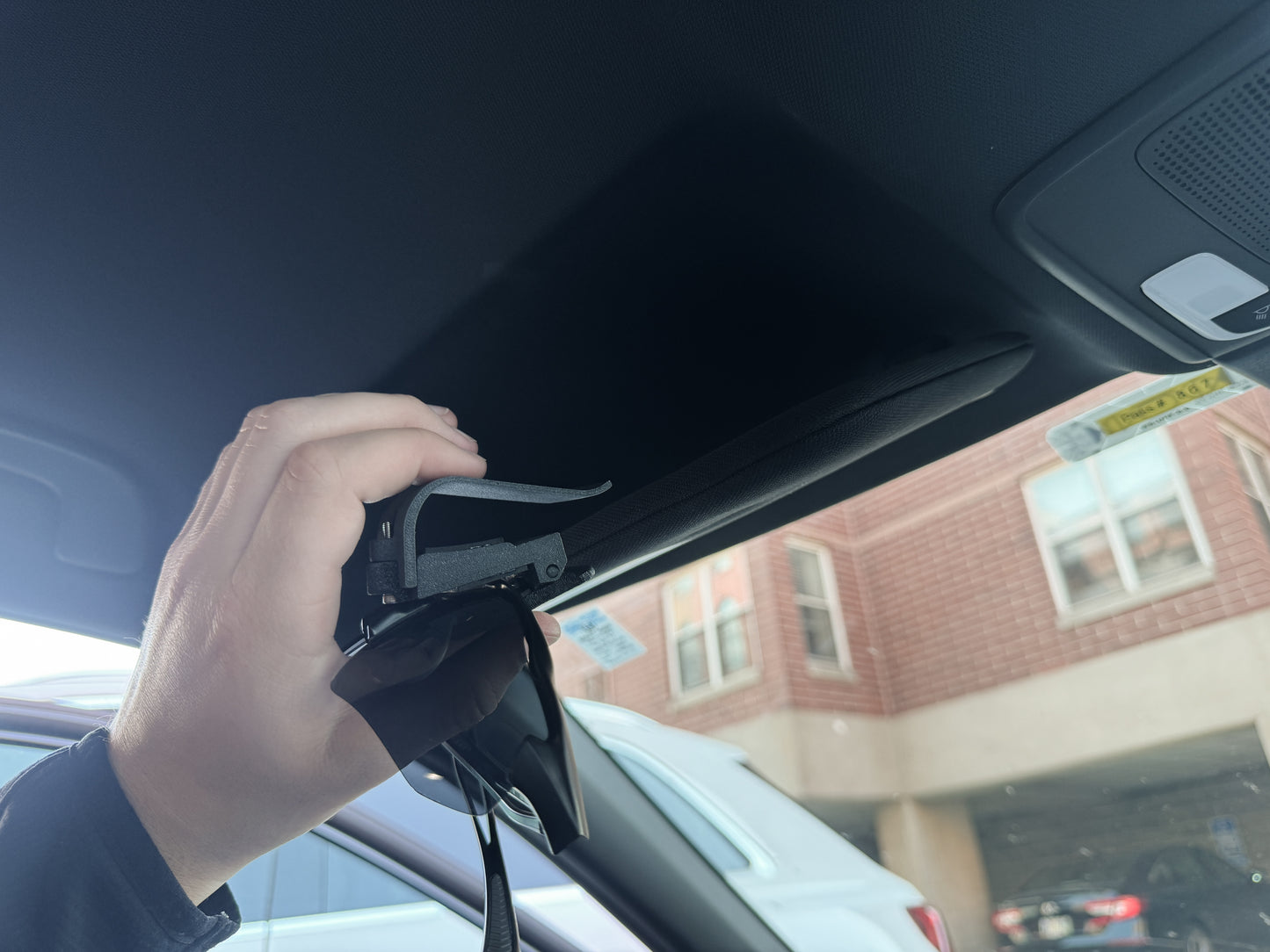 Sun Visor Glasses Clip