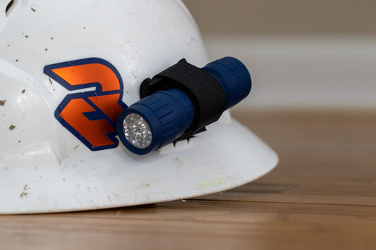 Custom Hardhat Flash Light Holder