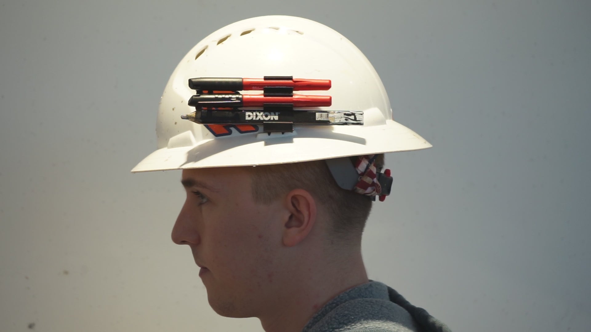 Custom Hardhat Pencil and Milwaukee Inkzall Marker holder